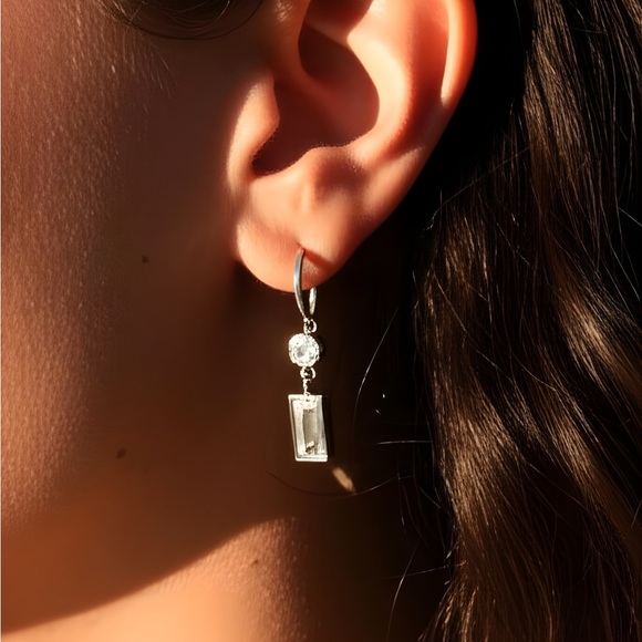 Karl Lagerfeld Silver Stud Earrings - Picture 3 of 5